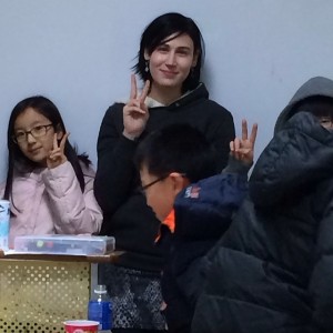 My last picture with my kids from Jinju!